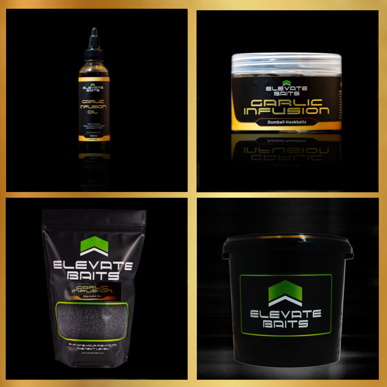 Elevate Baits Garlic Infusion Kit With Bucket